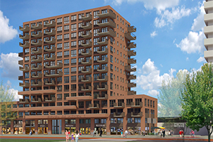 Duurzaam bouwen aan Wonen boven de Hoven in Delft